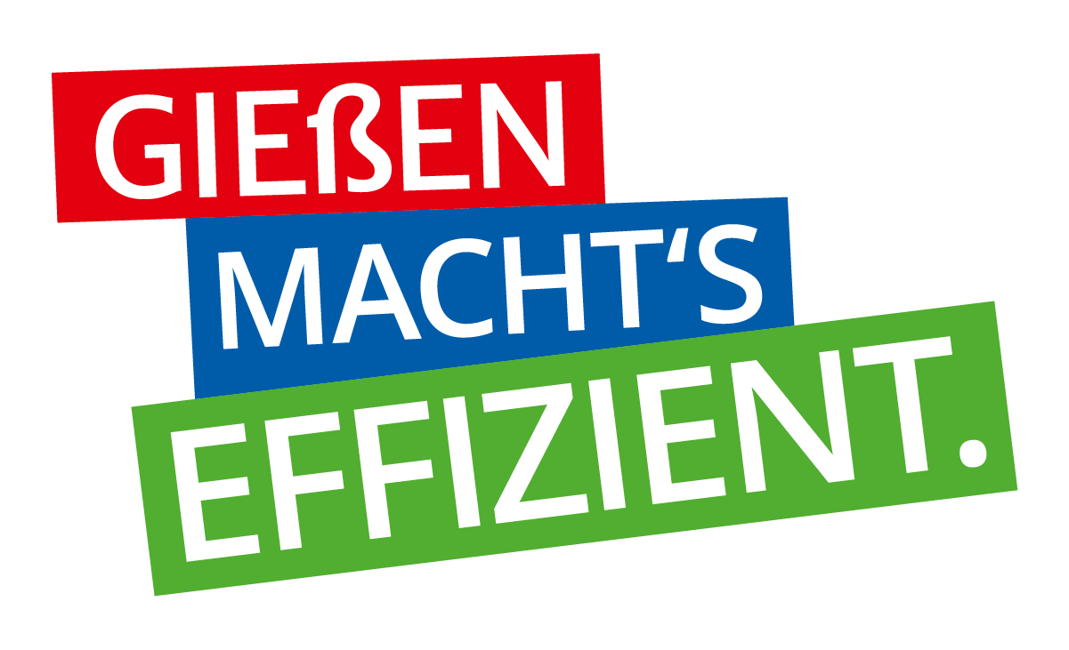 Logo der Website "Giessen macht's effizient." vom Landkreis Gießen